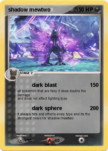 Pokemon shadow mewtwo