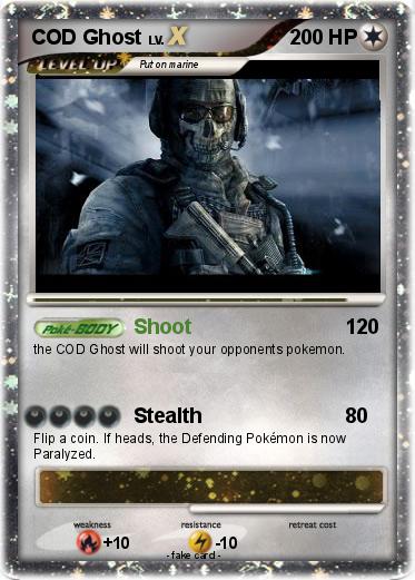 Pokemon COD Ghost