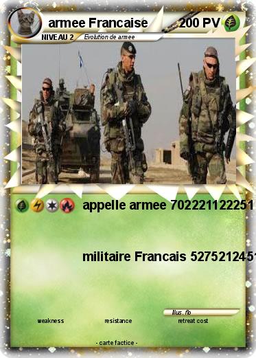Pokemon armee Francaise