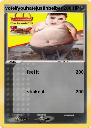Pokemon voteifyouhatejustinbeiber