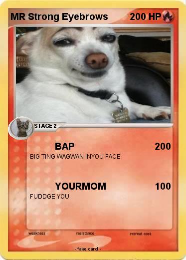 Pokemon MR Strong Eyebrows