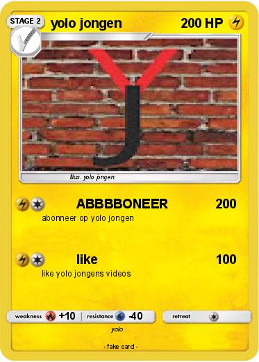 Pokemon yolo jongen