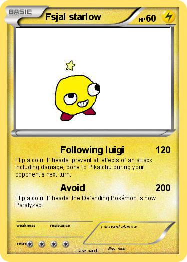 Pokemon Fsjal starlow