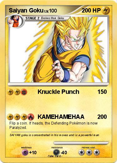 Pokemon Saiyan Goku