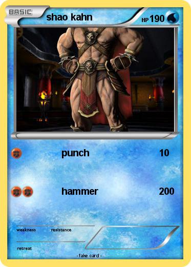 Pokemon shao kahn