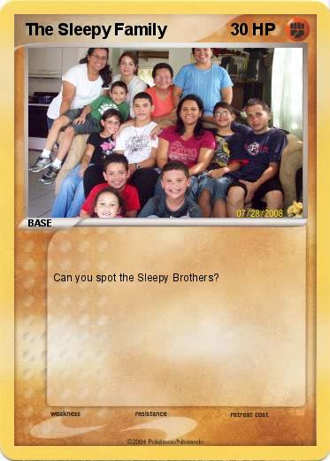 Pokemon The Sleepy Family