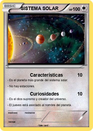 Pokemon SISTEMA SOLAR
