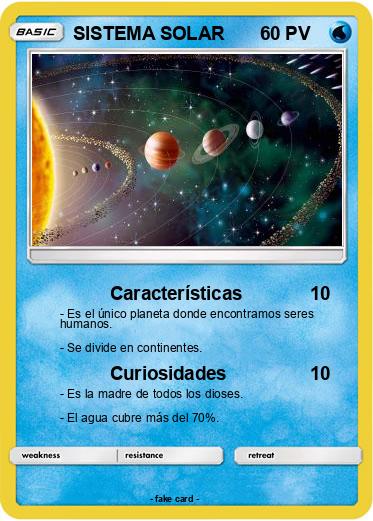 Pokemon SISTEMA SOLAR