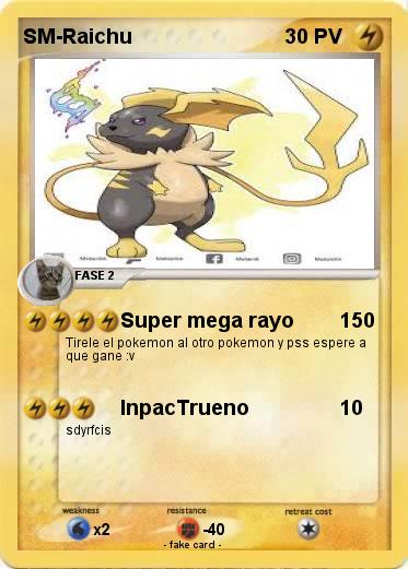 Pokemon SM-Raichu