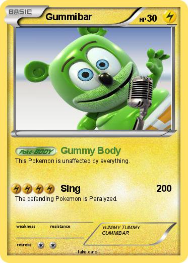 Pokemon Gummibar
