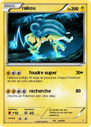 Pokemon raikou