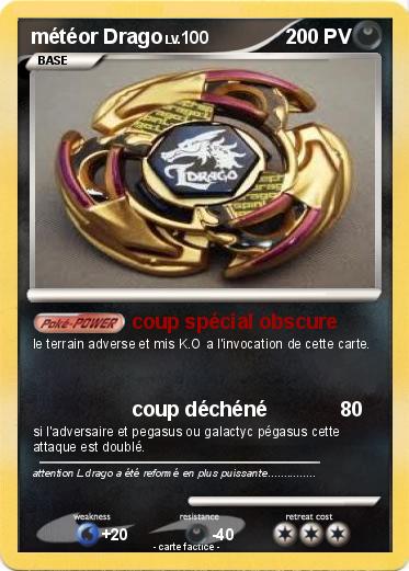 Pokemon météor Drago