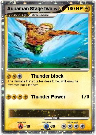 Pokemon Aquaman Stage two