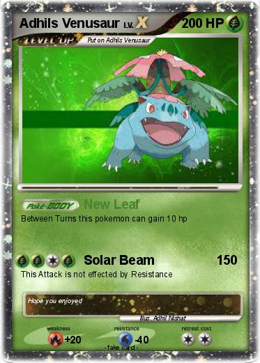 Pokemon Adhils Venusaur