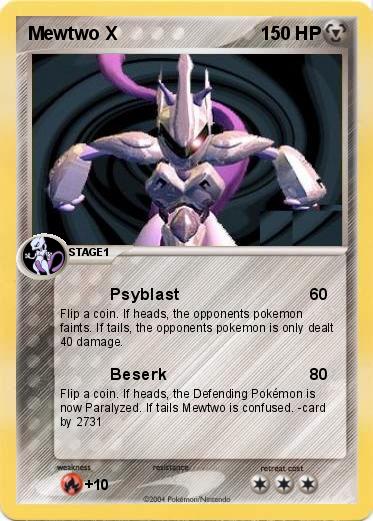 Pokemon Mewtwo X