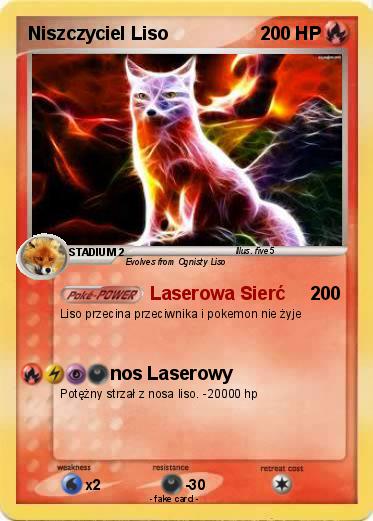 Pokemon Niszczyciel Liso