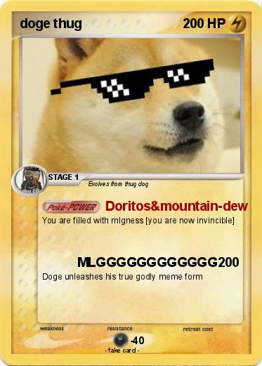 Pokemon doge thug