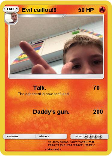 Pokemon Evil caillou!!!