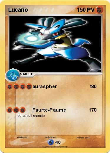 Pokemon Lucario                                                                