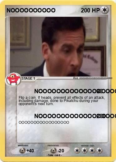 Pokemon NOOOOOOOOOO