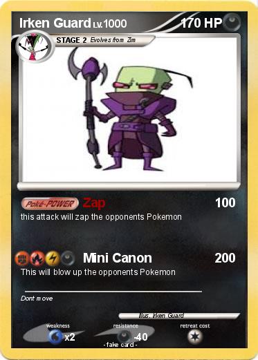 Pokemon Irken Guard