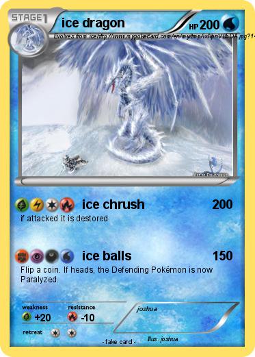 Pokemon ice dragon