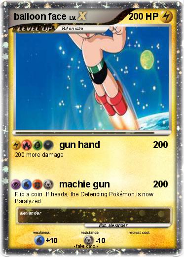 Pokemon balloon face