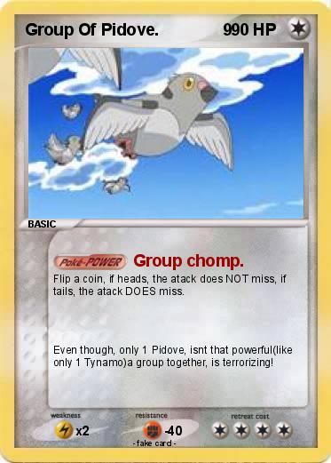 Pokemon Group Of Pidove.              9