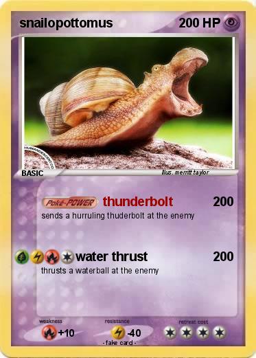 Pokemon snailopottomus