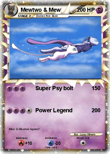 Pokemon Mewtwo & Mew