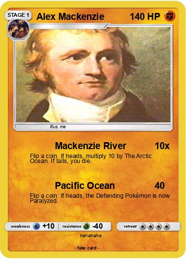 Pokemon Alex Mackenzie
