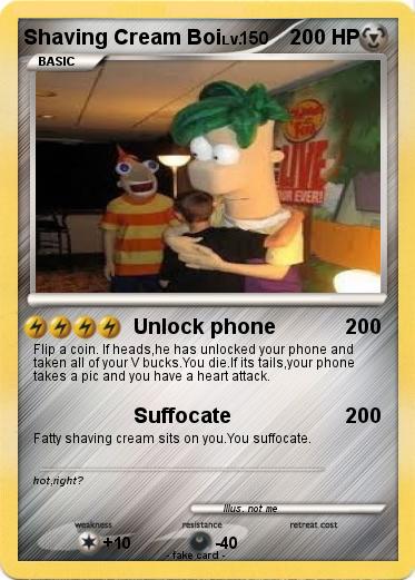 Pokemon Shaving Cream Boi