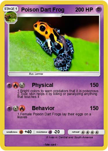 Pokemon Poison Dart Frog