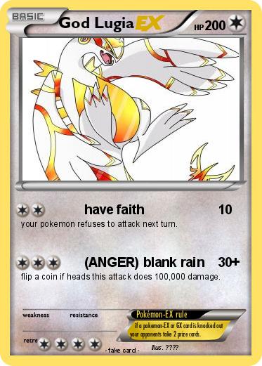 Pokemon God Lugia