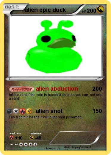 Pokemon alien epic duck