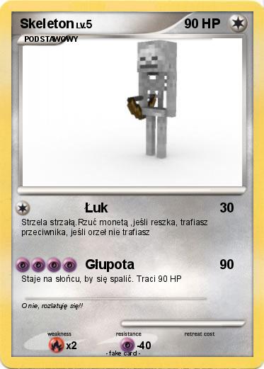 Pokemon Skeleton