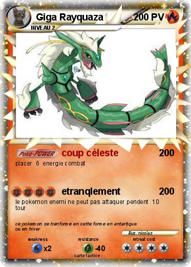 Pokemon Giga Rayquaza
