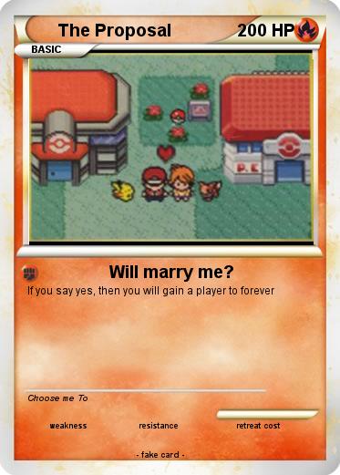 Pokémon The Proposal 14 14 - Will marry me? - My Pokemon Card