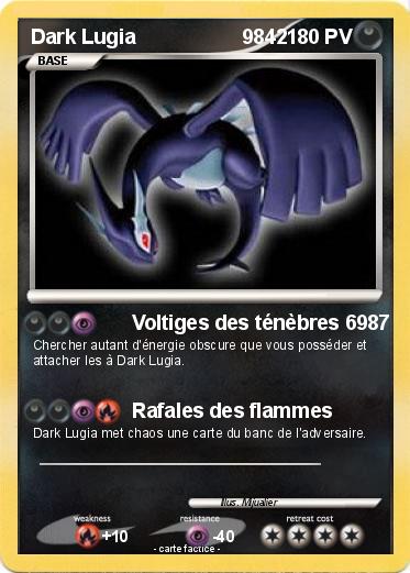 Pokemon Dark Lugia                   9842