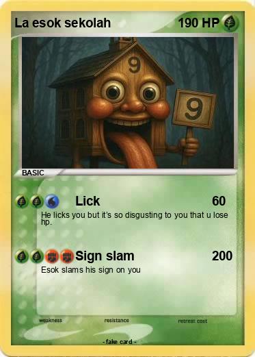 Pokemon La esok sekolah