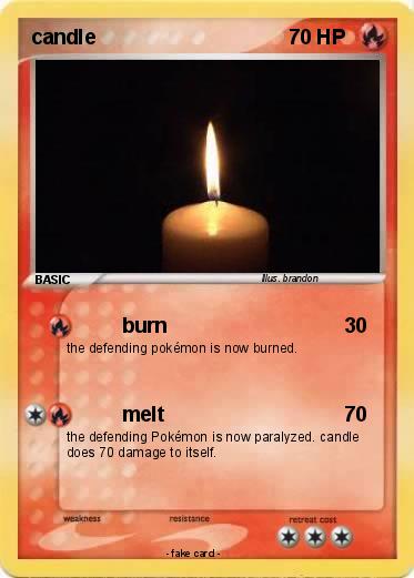 Pokemon candle