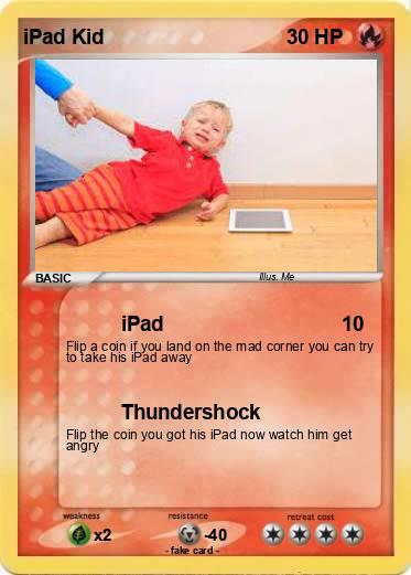 Pokemon iPad Kid