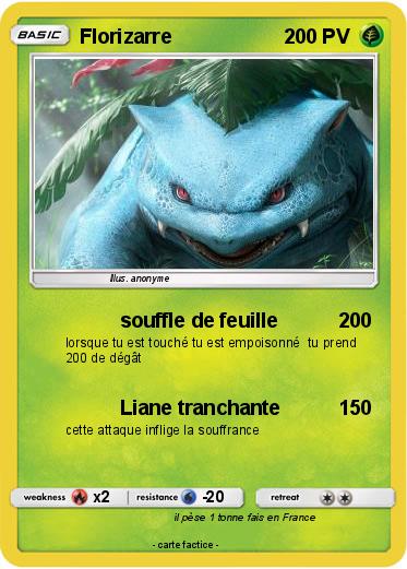 Pokemon Florizarre