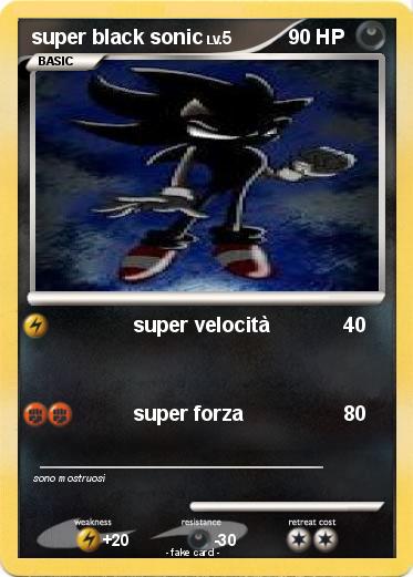 Pokemon super black sonic