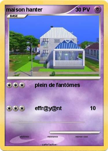 Pokemon maison hanter