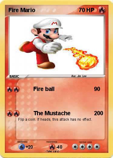 Pokemon Fire Mario