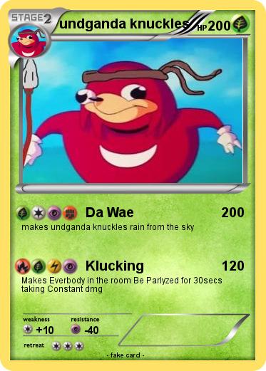 Pokemon undganda knuckles