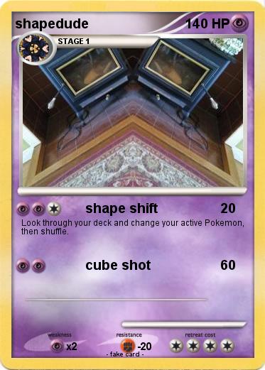 Pokemon shapedude