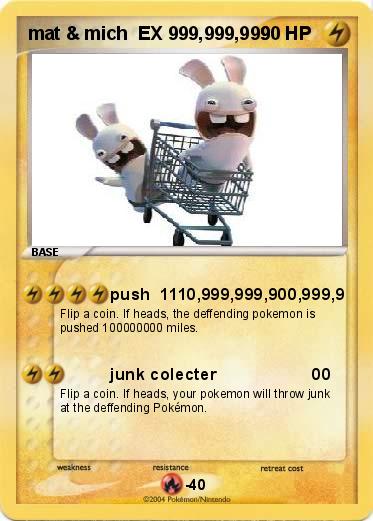 Pokemon mat & mich  EX 999,999,999