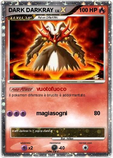 Pokemon DARK DARKRAY